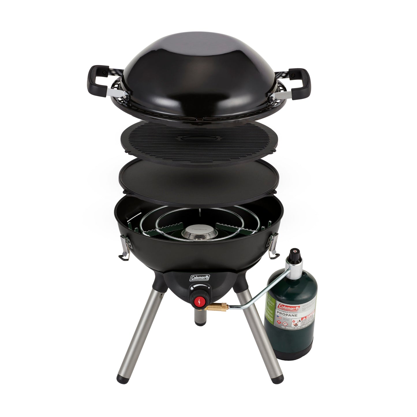 Coleman 4-in-1 Portable Propane Gas Multi-Purpose Camping Stove