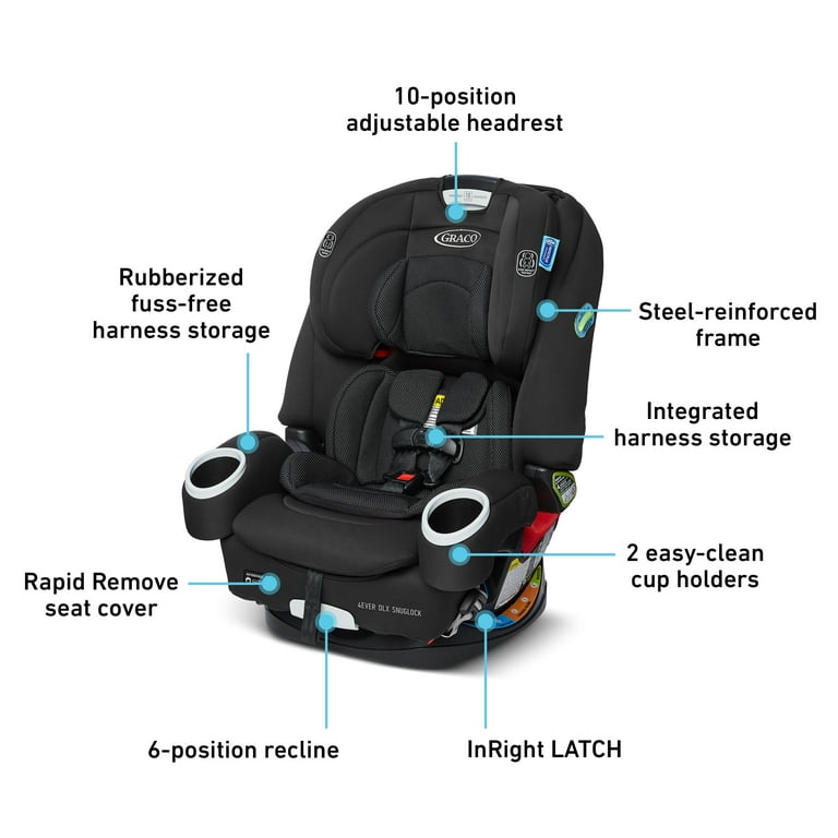 Graco 4Ever DLX SnugLock 4-in-1 Car Seat, Tomlin