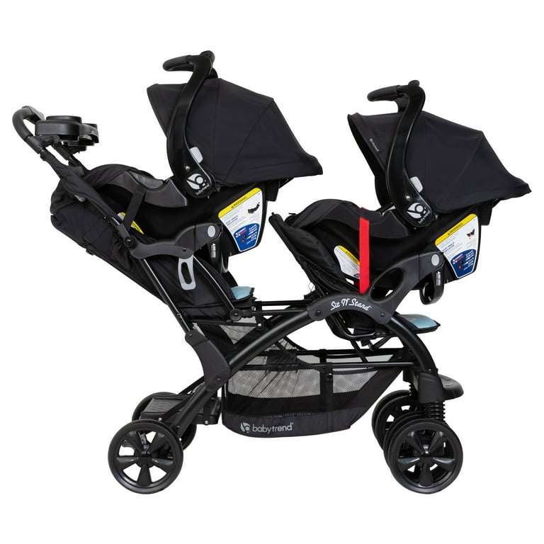Baby Trend Sit N' Stand Double Tandem Stroller - Desert Blue
