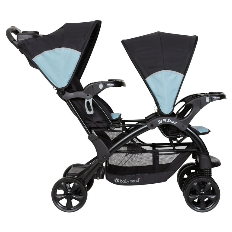 Baby Trend Sit N' Stand Double Tandem Stroller - Desert Blue