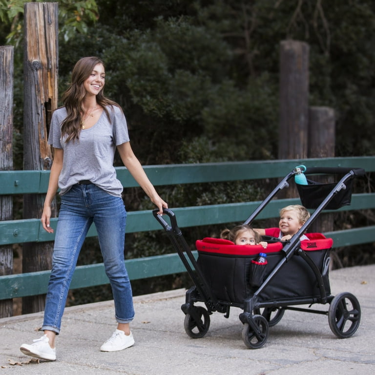 Baby Trend Tour 2-in-1 Stroller Wagon - Red