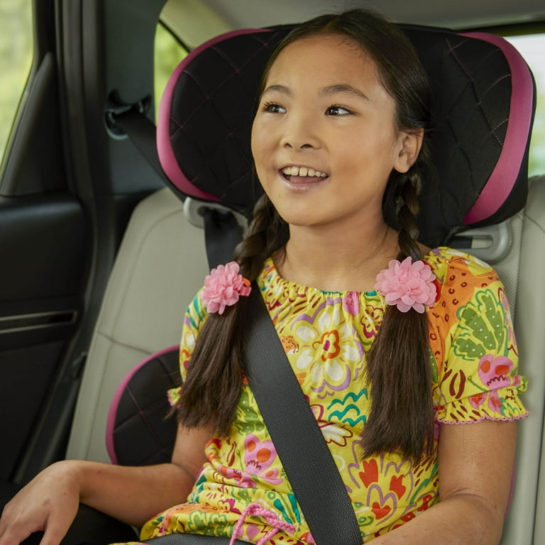 Cosco Kids Pronto! Trend Belt-Positioning Booster Car Seat (Violet Diamonds)