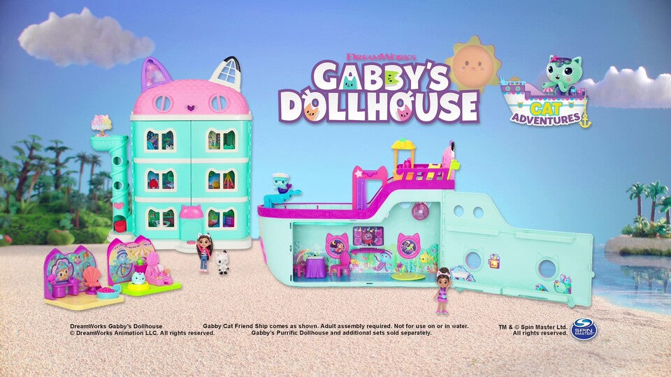 Gabby's Dollhouse Friend Ship Doll Playset