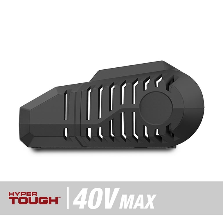 Hyper Tough 20V Max Lithium-Ion Dual-Port Fast Charger with Quick Battery Charging