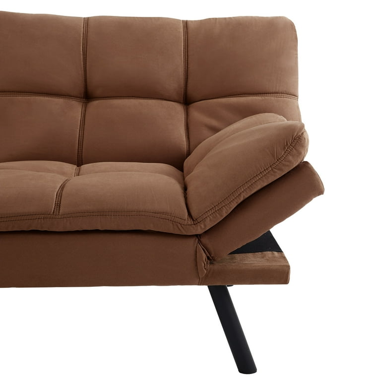 Mainstays Memory Foam Futon (Brown)