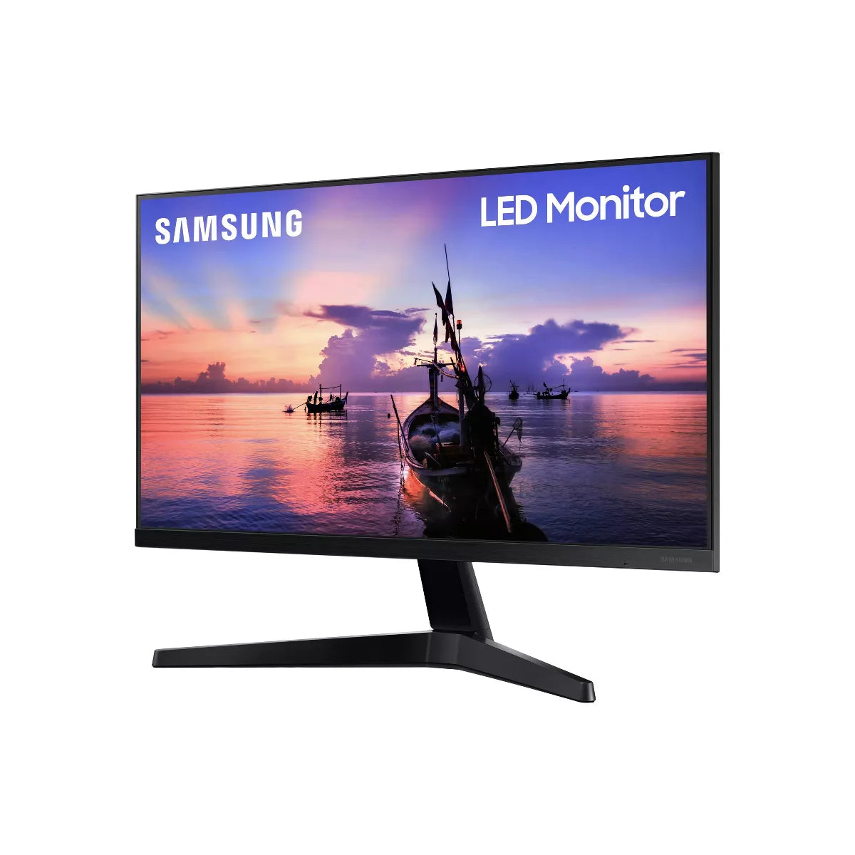 Samsung 27" FHD IPS Computer Monitor, AMD FreeSync, HDMI & VGA (T350 Series) - Dark Blue/Gray