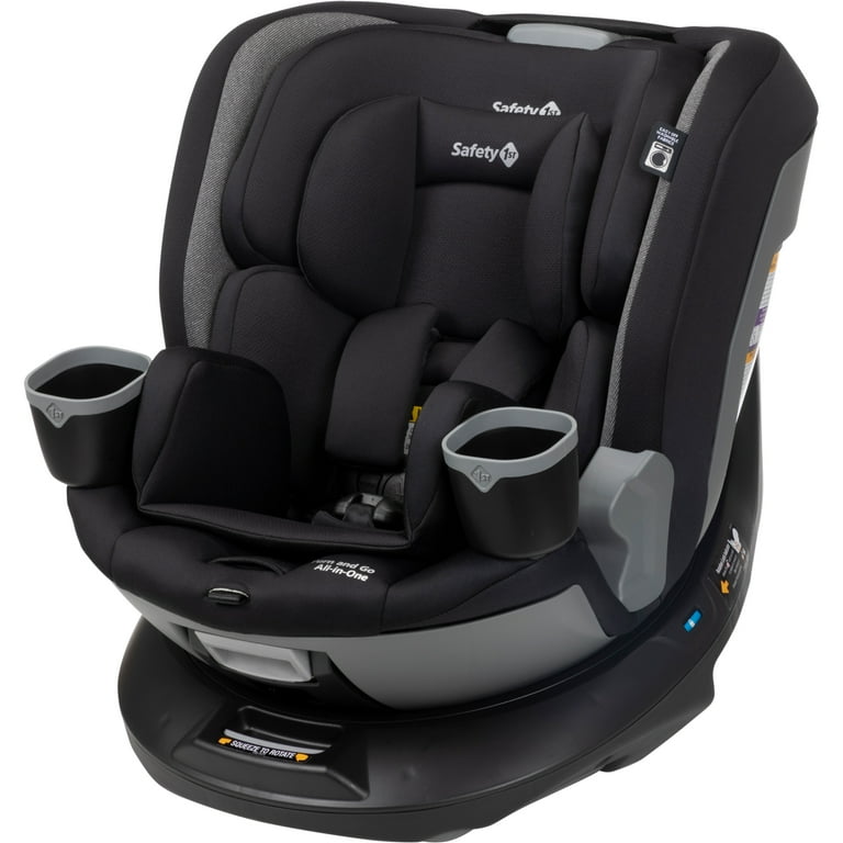 Safety 1st Turn and Go 360° Rotating All-in-One Convertible Car Seat, Black Beauty, Infant & Toddler, Unisex