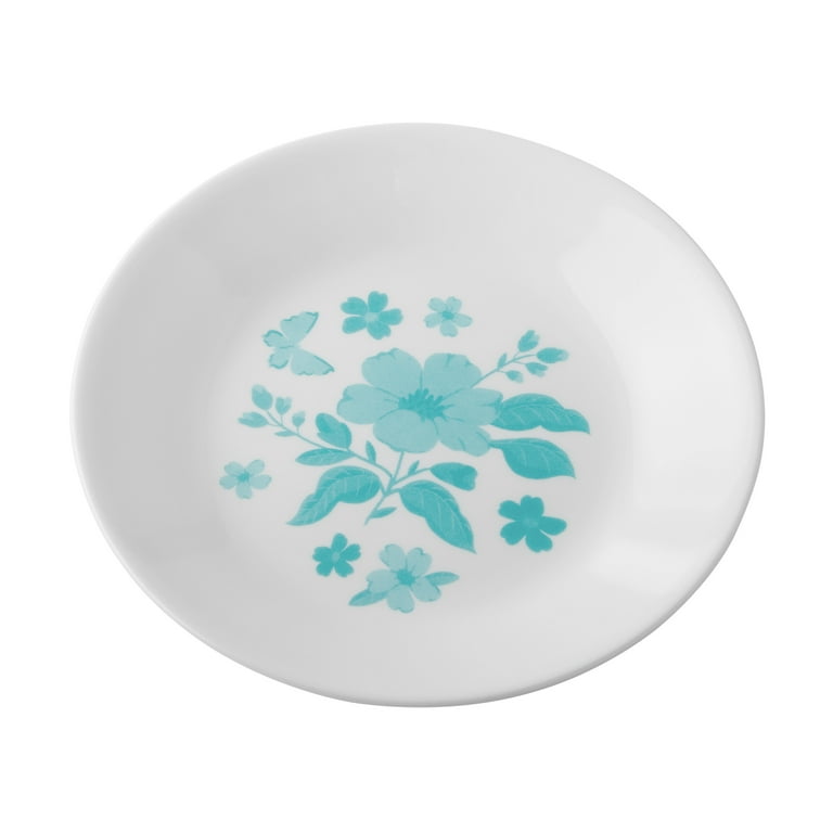 The Pioneer Woman by Corelle 4-Piece Appetizer Plate Set, Evie, Teal