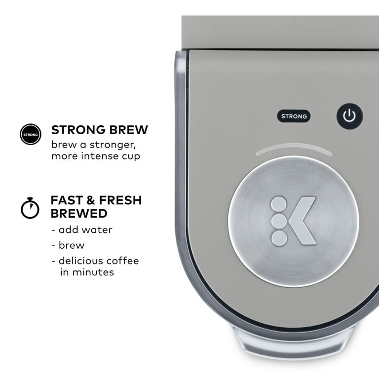 Keurig K-Mini Plus Single Serve K-Cup Pod Coffee Maker, Studio Gray