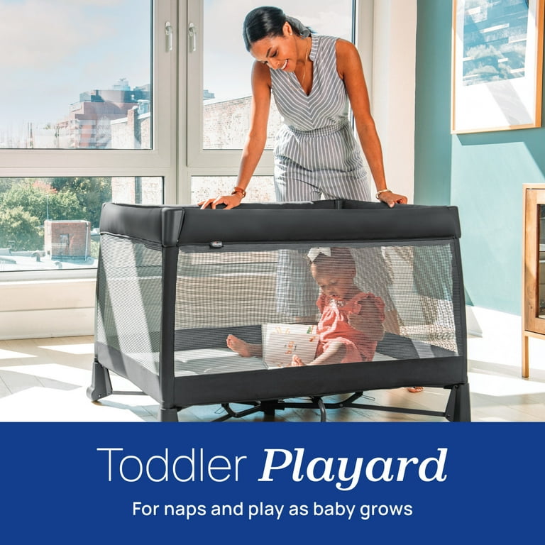Chicco Dash Instant Setup Playard - Charcoal (Grey), New