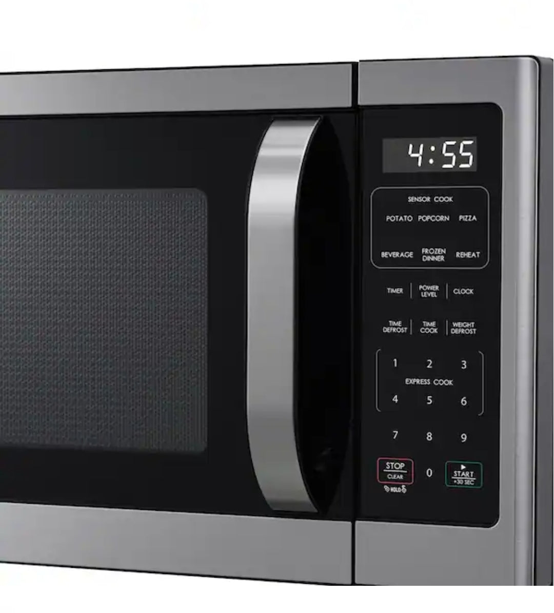 Vissani 1.6 cu. ft. Countertop with Sensor Cook Microwave in Stainless Steel