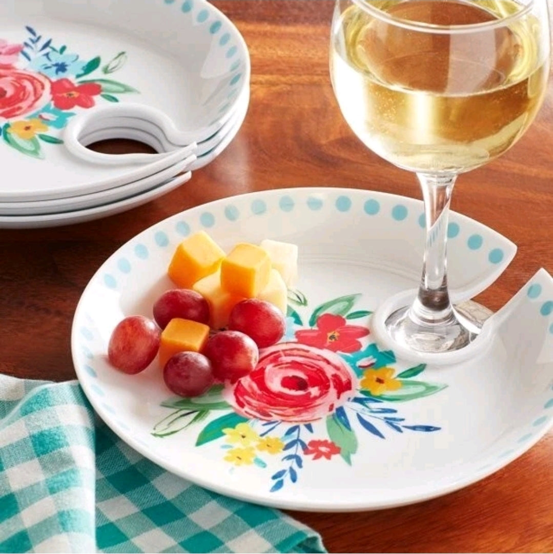 The Pioneer Woman Mingling Board Set of 4 (Floral)