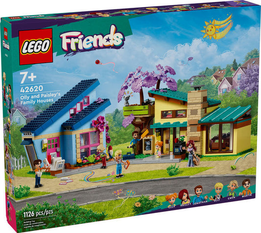 LEGO Friends Olly and Paisleys Family Houses Toy 42620