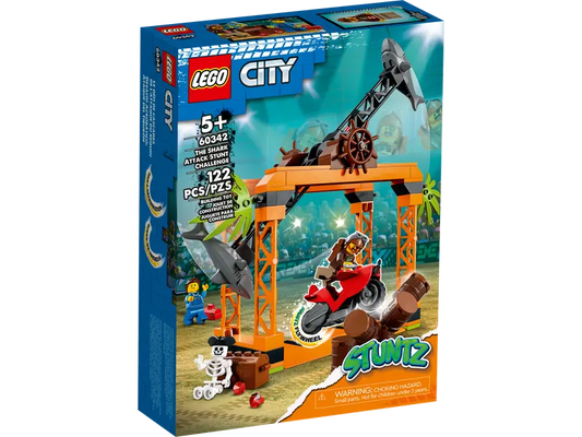 LEGO City The Shark Attack Stunt Challenge 122 pc set 60342