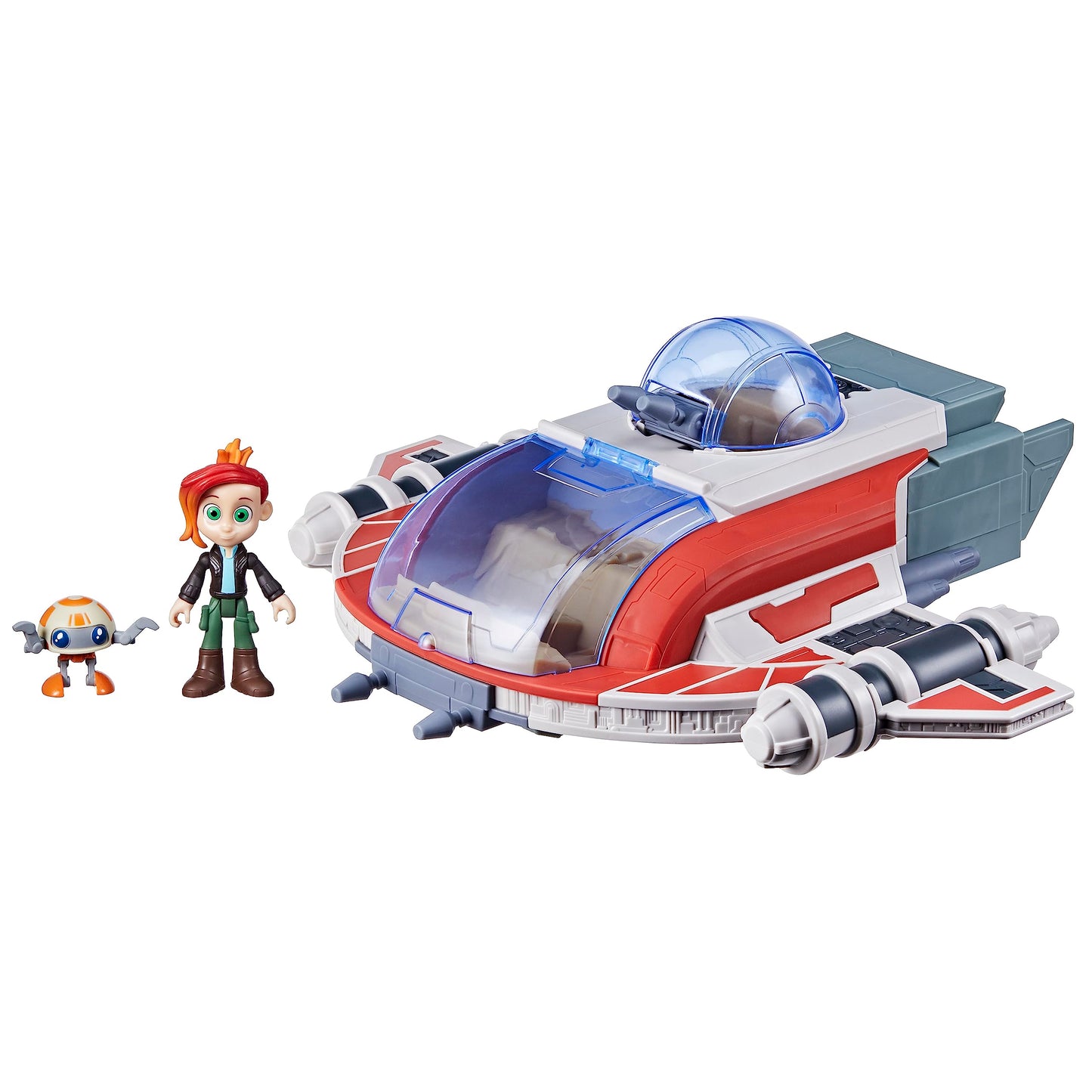 Star Wars: Young Jedi Adventures The Crimson FireHawk Preschool Kids Toy Action Figure for Boys and Girls Ages 3 4 5 6 7 and Up (4”)