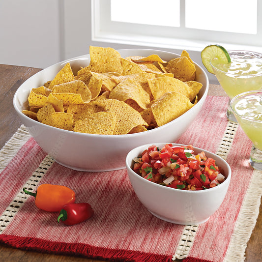 Better Home & Gardens 2pc Porcelain Chip & Dip Set