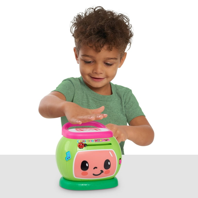 Cocomelon Learning Melon Drum Interactive Lights and Sounds, Learning and Education, Kids Toys for Ages 18 month