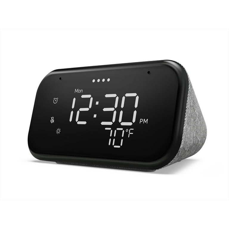 Lenovo Smart Clock Essential and Smart Color Bulb (Wi-Fi,  A19, 800 Lumen - 60 Watt Equiv.)