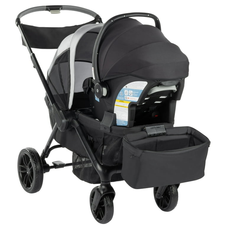 Monbebe Stroller Wagon, Everyday Outings Cobblestone Grey