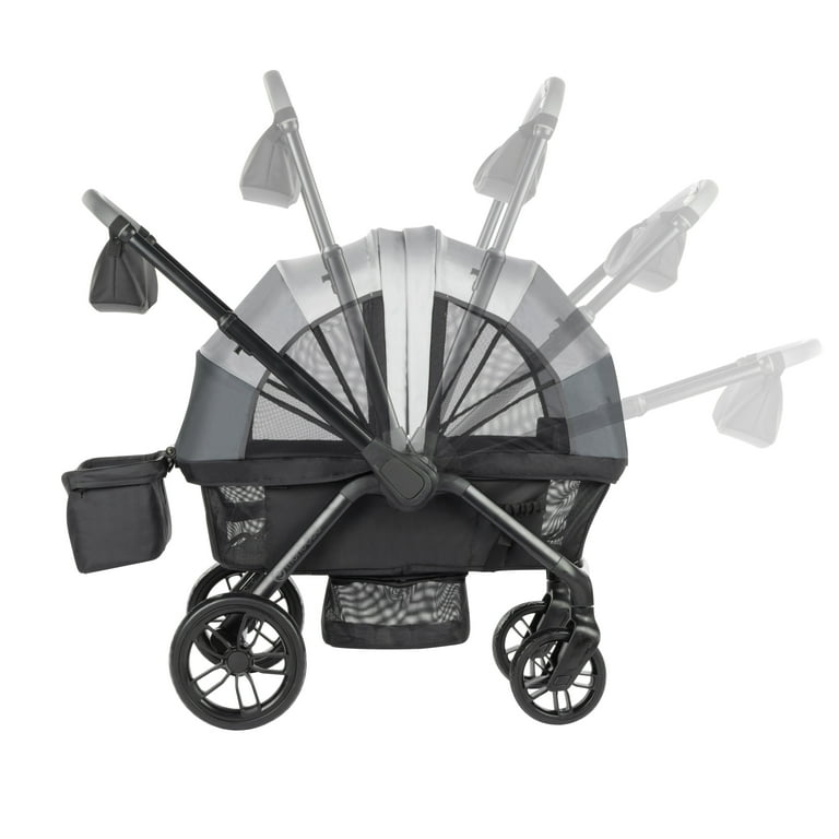 Monbebe Stroller Wagon, Everyday Outings Cobblestone Grey
