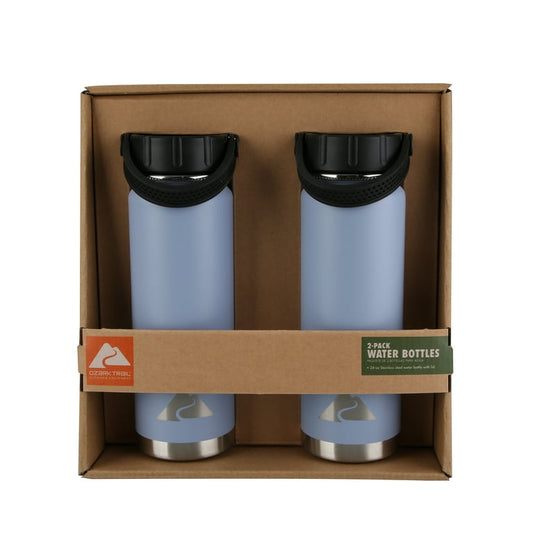 Ozark Trail 24oz 2pk Water Bottles