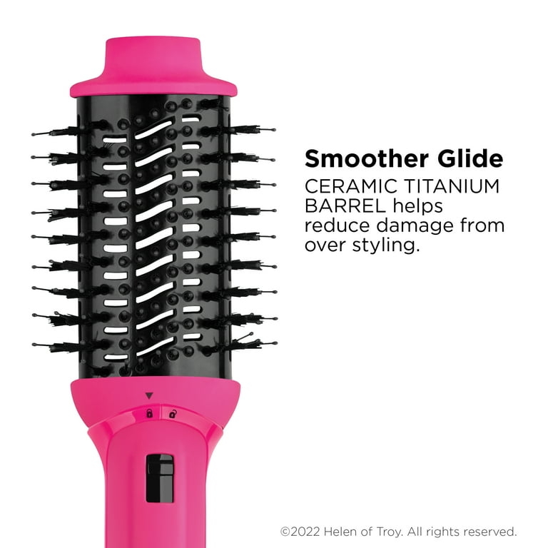 Revlon One-Step Volumizer PLUS 2.0 Hair Dryer and Hot Air Brush, Pink