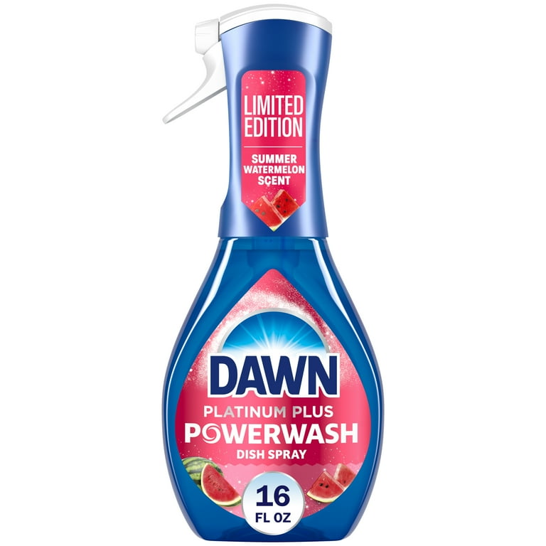 Dawn Powerwash Spray, Dish Soap, Dishwashing Liquid, Summer Watermelon, 1 Starter Kit, 16 Fl Oz