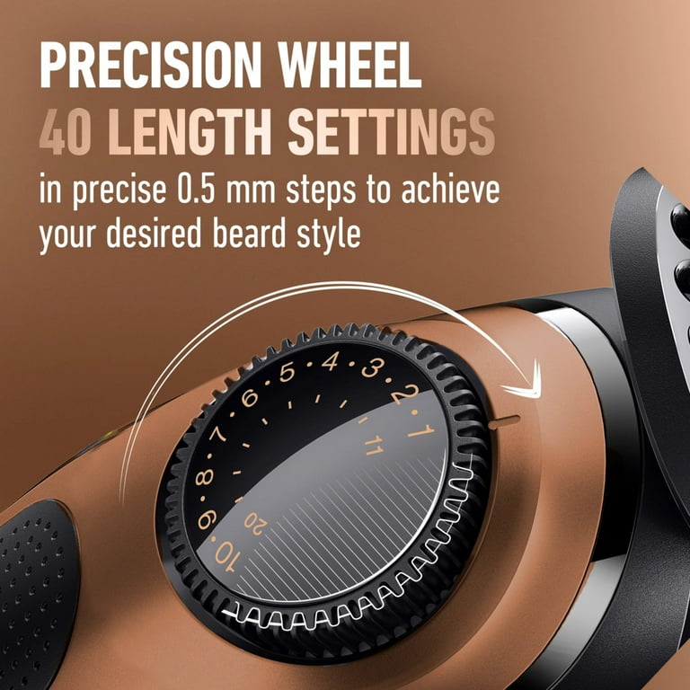 King C. Gillette Beard Trimmer PRO with Precision Wheel