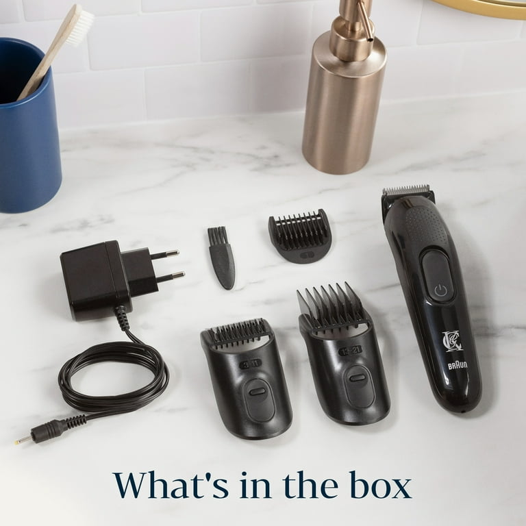 King C. Gillette Beard Trimmer for Men, Cordless Rechargeable Electric Razor