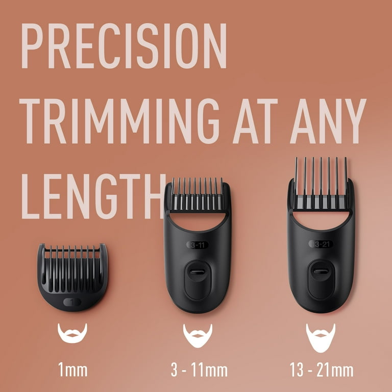 King C. Gillette Beard Trimmer for Men, Cordless Rechargeable Electric Razor