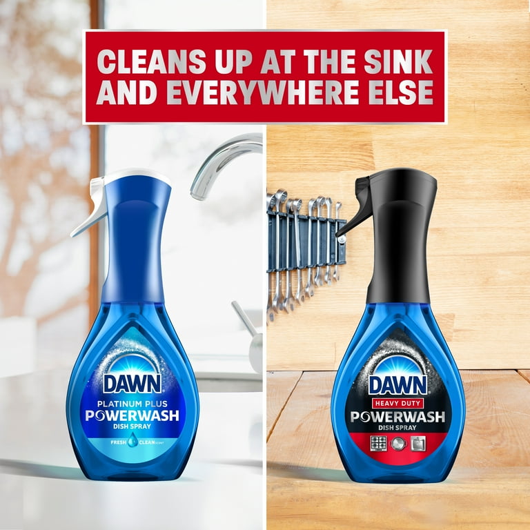 Dawn Powerwash Heavy Duty Dish Spray, Dish Soap, All-Purpose Cleaner, 1 Starter Kit, 16 FL Oz