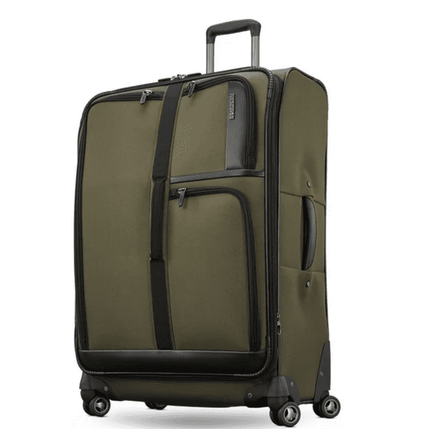 American Tourister Cargo Max 29" Softside Large Checked Spinner Luggage Single Piece - Olive
