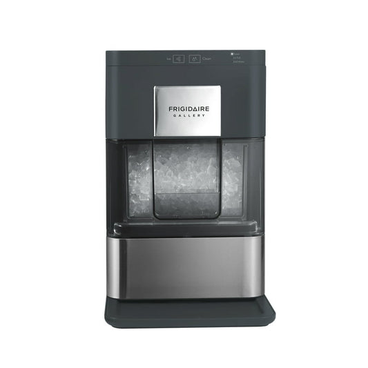 Frigidaire Nugget Ice Maker EFIC256, Countertop Nugget Ice Machine with Transparent Window, Nugget Ice Maker with 44 lbs. Capacity, Auto Self Cleaning Ice Maker Machine, Black