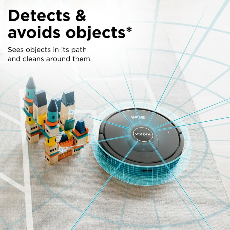 Shark Matrix Self-Empty Robot Vacuum with No Spots Missed on Carpets & Hard Floors, Bagless 30 Day Capacity Base, Precision Home Mapping, Wi-Fi, RV2300S