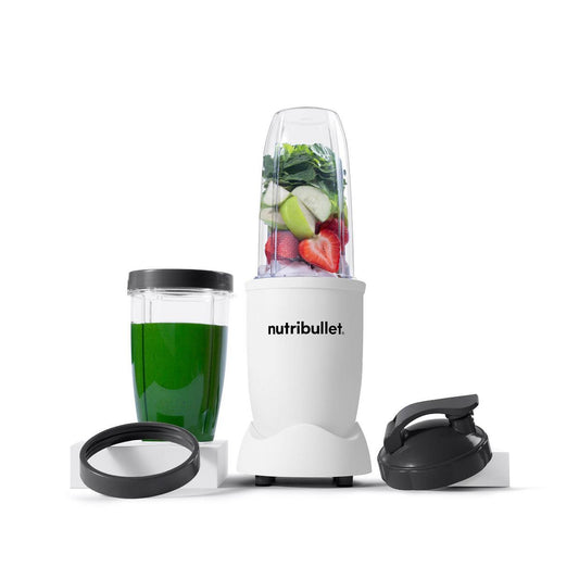 Nutribullet Pro 900 Series - Matte White: 900-Watt Personal Blender, Smoothie Maker, Dishwasher-Safe Parts