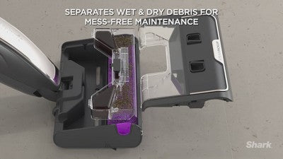 Shark Steam Pickup 3-in-1 Steam Mop Pickup Debris, Deep Scrubs, Steam, and Sanitizes Sealed Hard Floors Black - SD201: Electric, Bagless, 1230W