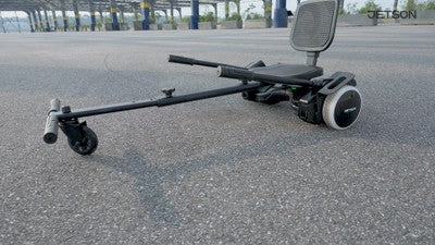 Jetson 3.0 Jetkart Go Kart Seat Hoverboard Attachment: Plastic & Steel Alloy, 220 lb Capacity