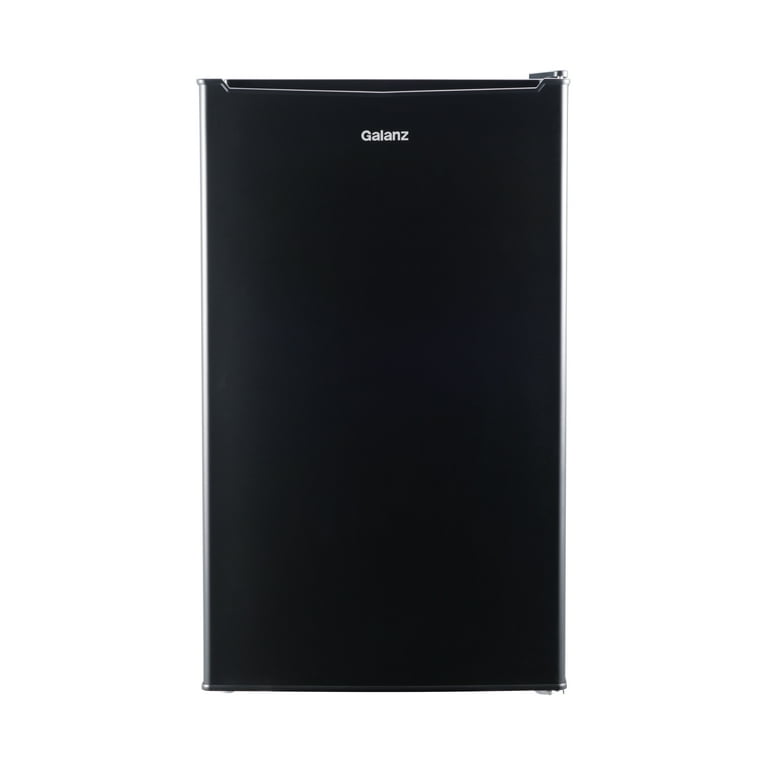Galanz 3.3 Cu ft One Door Mini Fridge, Black Estar, New