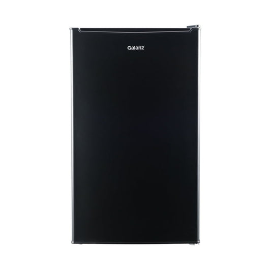 Galanz 3.3 Cu ft One Door Mini Fridge, Black Estar, New