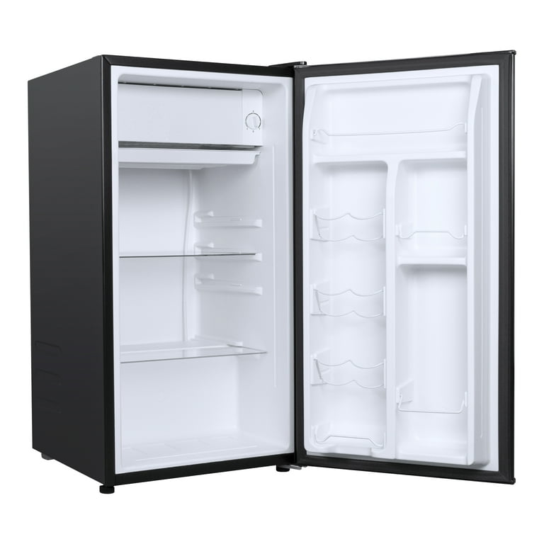 Galanz 3.3 Cu ft One Door Mini Fridge, Black Estar, New