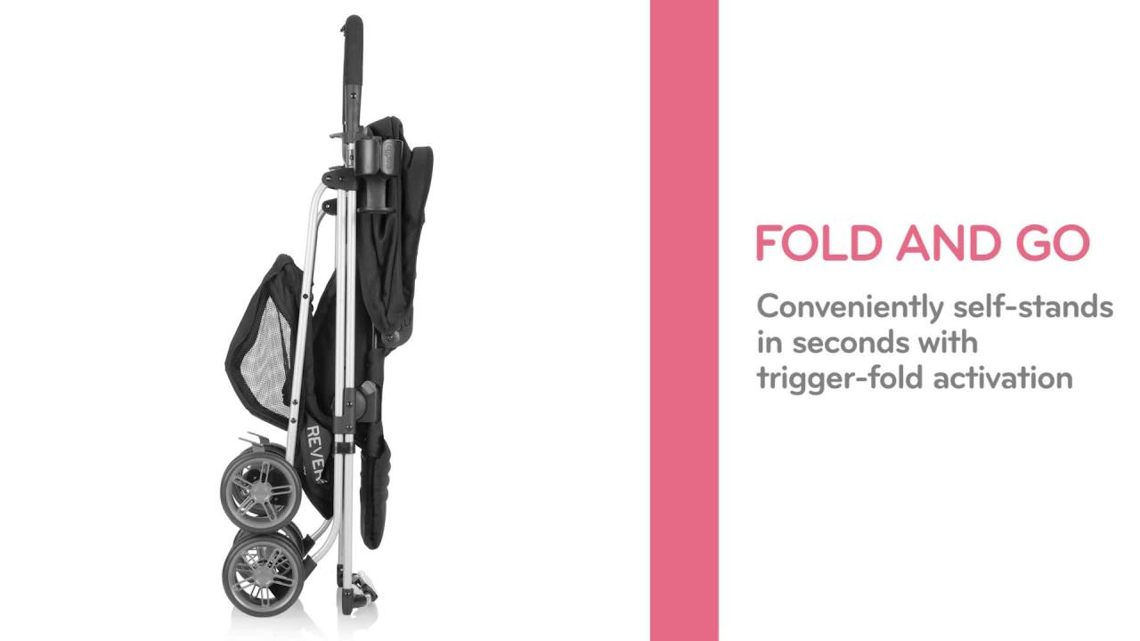 Evenflo Reversi Lightweight Reversible Stroller (Altair Black)