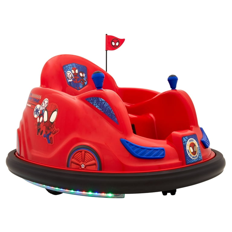 Marvel Spidey Bumper Car 6V Ride on Toy, by Flybar