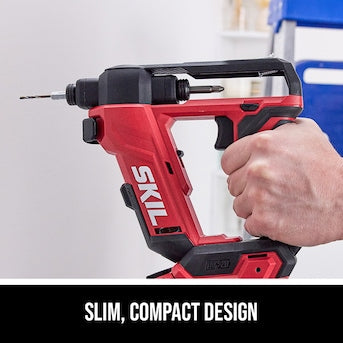 SKIL PWR CORE 12/20V 12-volt 1/4-in Keyless Brushless Cordless Drill ( 1 -Batteries Included & Charger)