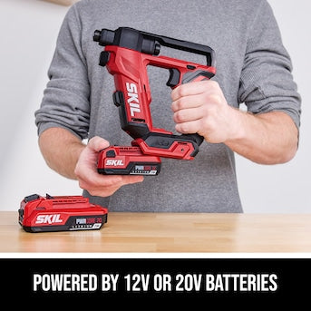 SKIL PWR CORE 12/20V 12-volt 1/4-in Keyless Brushless Cordless Drill ( 1 -Batteries Included & Charger)