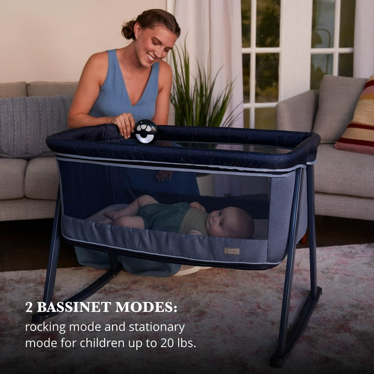 Monbebe Rocking Baby Bassinet to Playard, Astros, Infant