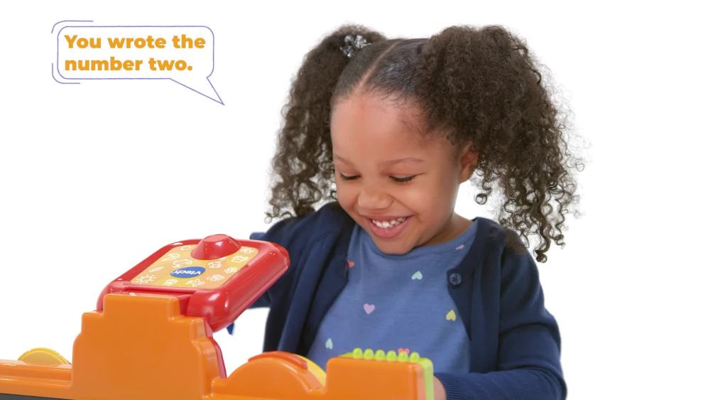 VTech Get Ready for School Learning Desk, Pink, Preschool Learning Toy, Exclusive