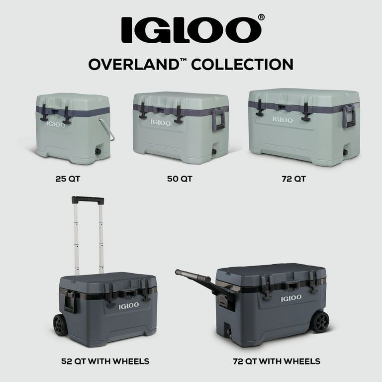 Igloo 72 QT Overland Ice Chest Cooler, Green