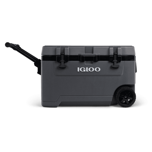 Igloo 72 QT Overland Ice Chest Cooler with Wheels, Gray