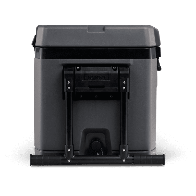 Igloo 72 QT Overland Ice Chest Cooler with Wheels, Gray