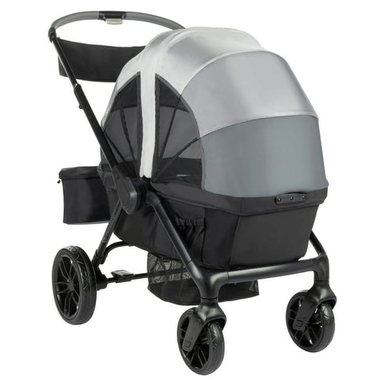 Monbebe Stroller Wagon, Everyday Outings Cobblestone Grey